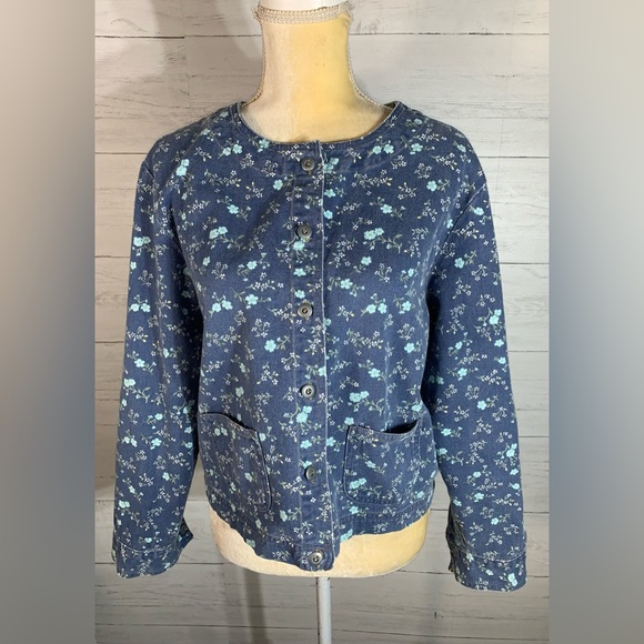 Cherokee CHEROKEE denim coveralls for women, size L cotton Blue type light blue Vintage Second Hand